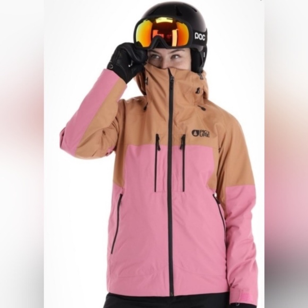 Nwt Picture Organic Clothing Exa Ski Winter Jacket Coat Cashmere Rose France